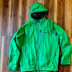 Columbia light shell/raincoat